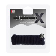 Dream Toys Чёрная веревка для связывания BONDX LOVE ROPE - 5 м. (черный)