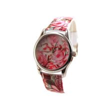 Дизайнерские часы рink flowers style