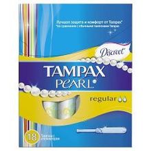 Тампоны Tampax Discreet Pearl regular, 18шт