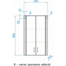 Шкаф Style Line Эко Стандарт 48 белый