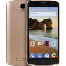 Смартфон   ZTE Blade L5 Plus Gold (1.3GHz,1GbRAM,5.0"1280x720 IPS, 3G+WiFi+BT+GPS,  8Gb+microSD, 8Mpx, Andr)