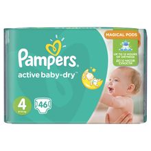 Pampers Active Baby-Dry 8-14 кг 4 размер 46 шт