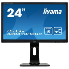 Монитор iiyama xb2472hsuc-b1, 23.6" (1920x1080), mva, vga (d-sub), dvi, dp