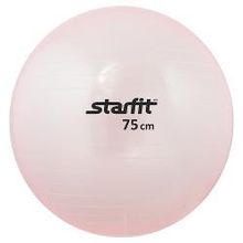 Фитбол STARFIT GB-105 75 см, прозрачный, розовый