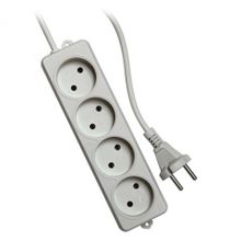 Удлинитель сетевой ГАРНИЗОН EL-NL4-W-5, белый, 10A, 5 м, 4 розетки