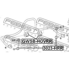 Тяга Стабилизатора | Зад Прав Лев | Great Wall Hover Safe F1 2005-2015 Febest арт. 3023HRR