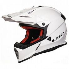 LS2 (Испания) Шлем LS2 MX437 FAST SOLID белый