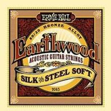 P02045 Earthwood Silk & Steel Soft Струны для акустической гитары сталь+шелк 11-52, Ernie Ball