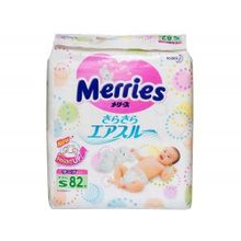 Подгузники «Merries» (Мэрис для внутреннего рынка Японии ) 4–8 кг (88 шт.)