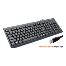 Клавиатура Gembird KB-8300U-BL-R USB, чёрная