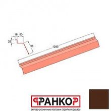 Карнизная планка Classic Decra Classic Roman Stratos L=1250 (1110*) мм Тик