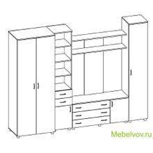 Стенка для гостиной Ритм-1