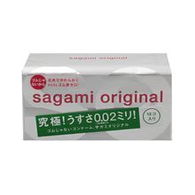 Ультратонкие презервативы Sagami Original - 12 шт. прозрачный