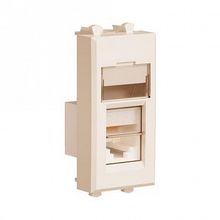 Розетка компьютерная 1xRJ45 Cat.6 AVANTI, ванильная дымка |  код. 4405291 |  DKC