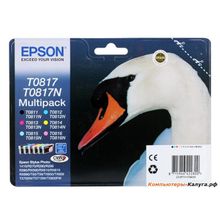 Картридж Epson Original T11174A10 (T0817) комплект для T50 T59 R270 R390 RX590 (6 цветов)