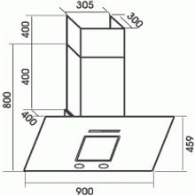 MBS CRASSULA 190 GLASS IVORY