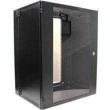 NT WALLBOX PRO 15-64 B Шкаф 19&#34; настенный, двухсекционный, чёрный, 15U 600*460, дверь стекло-металл