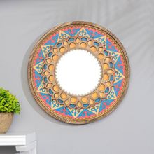 Зеркало  декоративное Абаль, дерево, 30х30 см