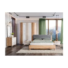 Алмаз. Любимый дом Модульная спальня Марта-2 (Дуб Золотой Белый)