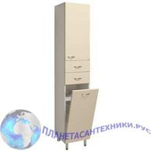 Пенал RUNO 35  правый  с корзиной  красный 