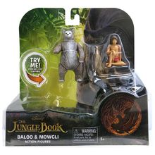 Jungle Book 23255B Книга Джунглей 2 фигурки в блистере (Балу и Маугли) 23255 2