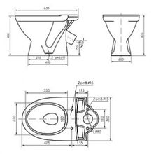 Унитаз-компакт IFO Frisk RS021031000