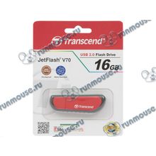 Накопитель USB flash 16ГБ Transcend "JetFlash V70" TS16GJFV70 (USB2.0) [87424]