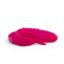 Ярко-розовая вибронасадка на палец Finger Vibrator (ярко-розовый)