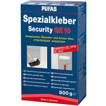 ПУФАС 046 клей для стекловолокна и флизелина (0,5кг)   PUFAS N046 Spezialkleber Security GK10 клей для стеклообоев и флизелина усиленный (500г)