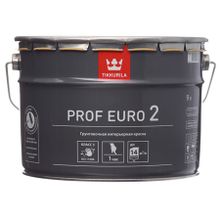 ТИККУРИЛА Проф Евро-2 грунтовочная интерьерная краска (9л)   TIKKURILA Prof Euro-2 профессиональная грунтовочная краска для стен и потолка (9л)
