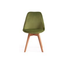 Tetchair Стул TULIP SOFT (mod. 74), зеленый (HLR 54) натуральный