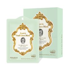 Маска для лица Омолаживающая с экстрактом улитки Frudia Royal de Snail Green Mask 10шт