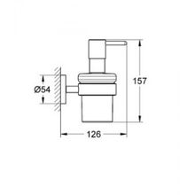 Дозатор для жидкого мыла Grohe Essentials (40448001) с держателем