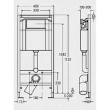 Инсталляция Viega Eco-WC 713386 + унитаз Jacob Delafon Presquile E4440-00 с сиденьем микролифт