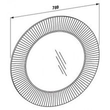 Зеркало Laufen Kartell 3.8633.1.084.000.1 прозрачный пластик