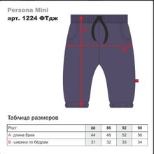 Persona Mini Брючки теплые "Street" 1224 ФТдж