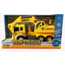 Машина пластиковая FUN TOY 44404 1 Грузовик с экскаватором