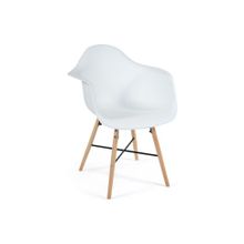 Tetchair Кресло CINDY (EAMES) (mod. 919), белый white with natural legs