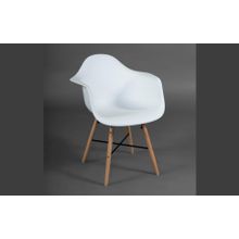 Tetchair Кресло CINDY (EAMES) (mod. 919), белый white with natural legs