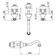 Webert Смеситель Ottocento OT750404015 хром, для раковины