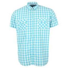 Мужская рубашка с коротким рукавом Top secret SKS0295NI40 41,  Синий, 40 41