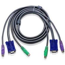 aten (cable hd15m md6m md6m-hd15f m, 1.8m) 2l-5002p c