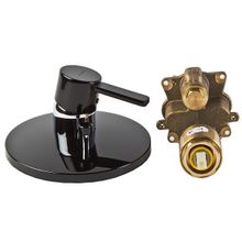 Встраиваемый смеситель для ванны Kludi Zenta 386508675 черный