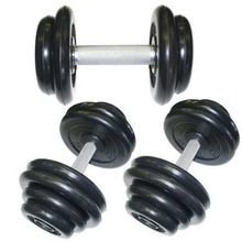 Гантельный ряд MB Barbell от 18,5 до 31кг с шагом в 2,5кг - 6 пар