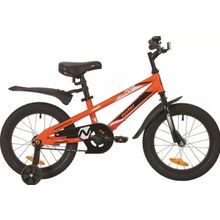 16" NOVATRACK Juster 2019 (короткие крылья, без багажника)(165JUSTER.OR9, оранжевый, 134038)