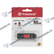 Накопитель USB flash 16ГБ Transcend "JetFlash 590" TS16GJF590K (USB2.0) [125027]