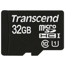 transcend micro sdhc card 32gb class10 u1 no adapter (transcend) ts32gusdcu1