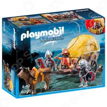 Playmobil 6005 «Рыцари: Рыцари Сокола с камуфляжной повозкой»