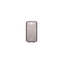 чехол-крышка Xqisit iPlate Metal XQ12583 для Samsung Galaxy S3, антрацит
