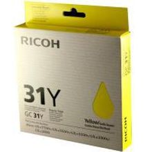 RICOH GC 31Y картридж желтый для Aficio GX e2600, e3300N, e3350N, e5550N, e7700N (1 750 стр) 405691